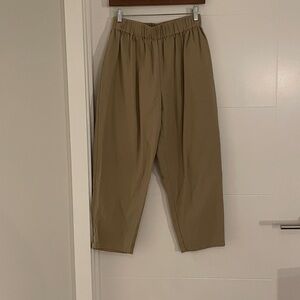 Able Tan Ankle Cropped Pants